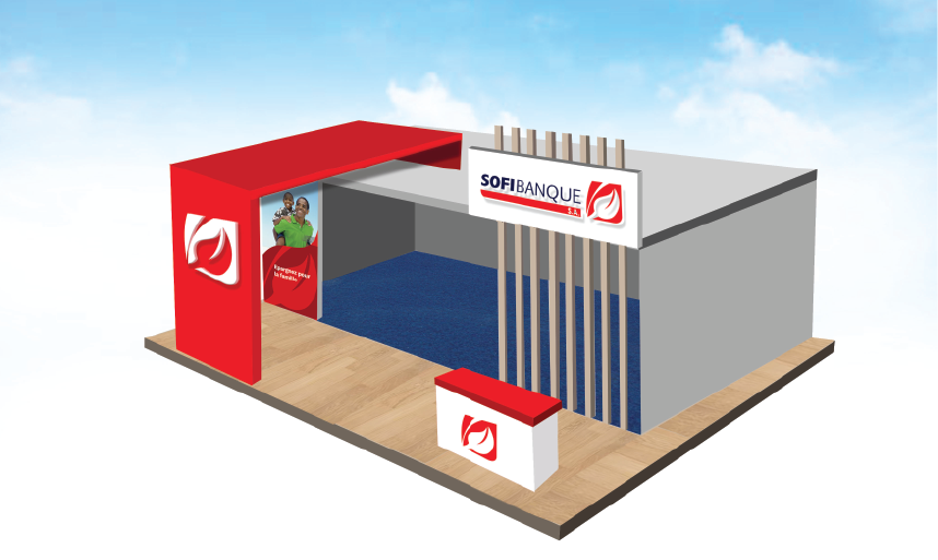 Montage et branding stand